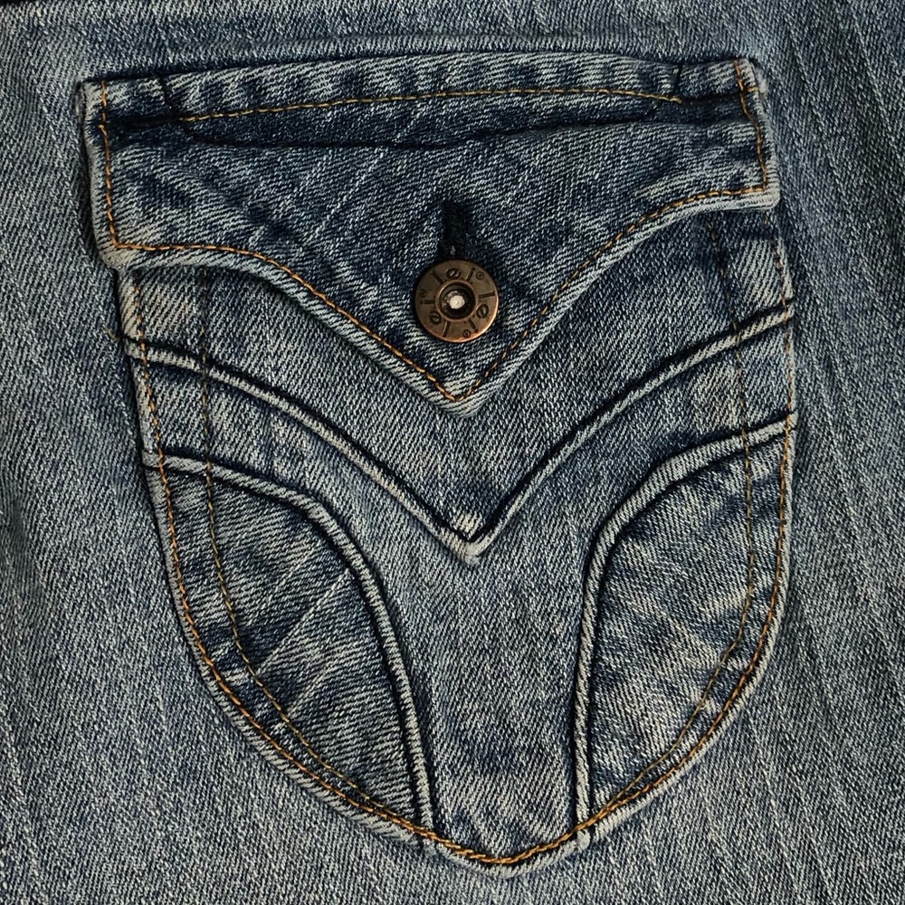Vintage lei Jeans, “Skinny leg” with Ankle Zippers - Picture 9 of 16